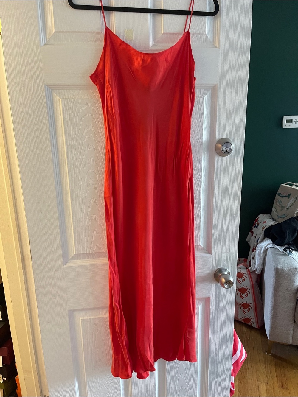 NWT J. Crew coral Slip dress